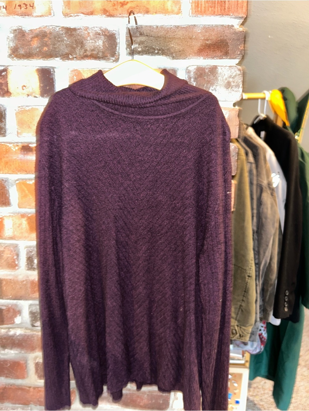 Apt. 9 Plum Cowl Neck Women's Knit Sweater